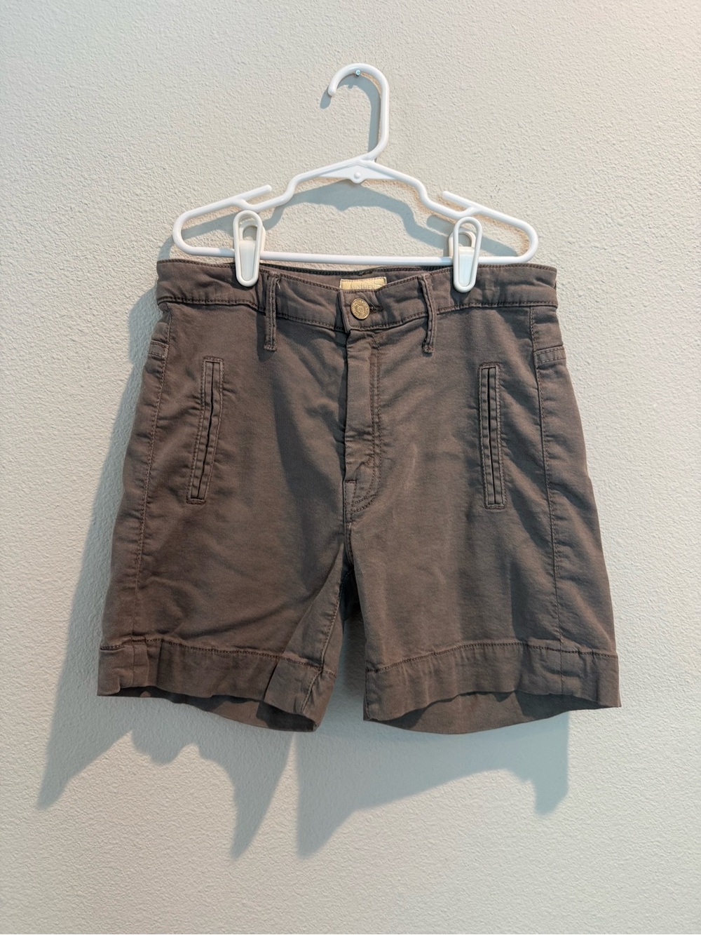 Casual Gray Mother Shorts